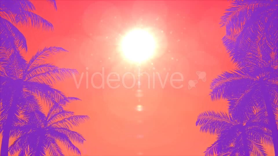 Summer Palms Loop Background Videohive 20200540 Motion Graphics Image 5