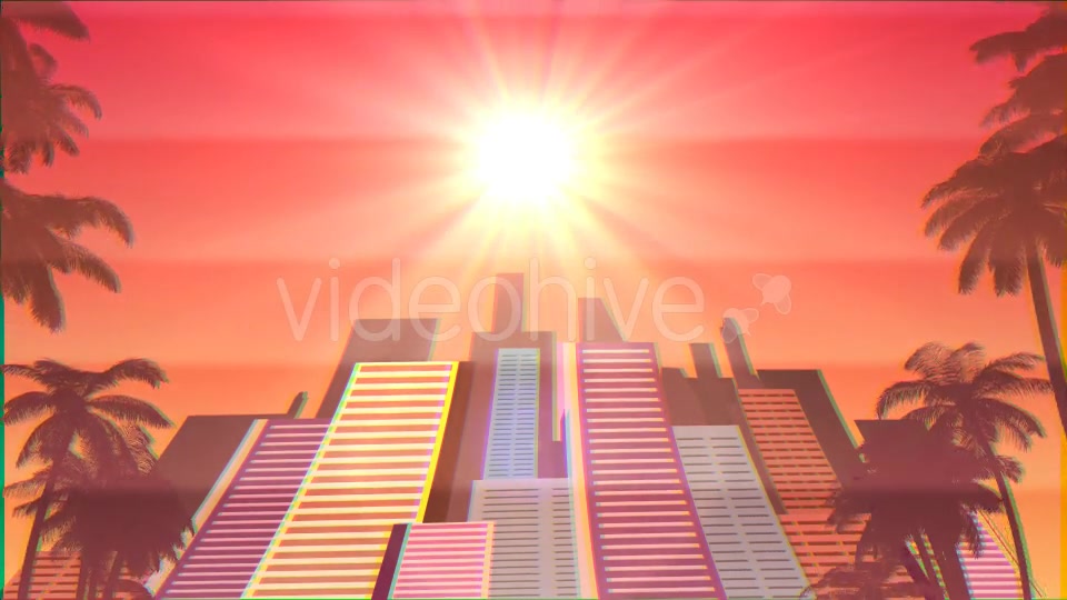 Summer Palms Loop Background Ultra HD Videohive 19999796 Motion Graphics Image 4