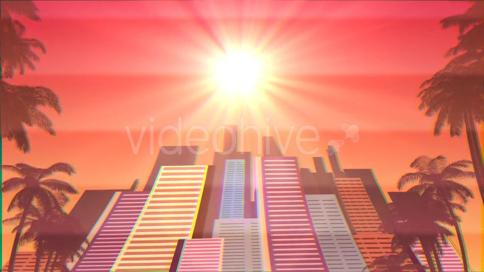 Summer Palms Loop Background Ultra HD Videohive 19999796 Motion Graphics Image 6