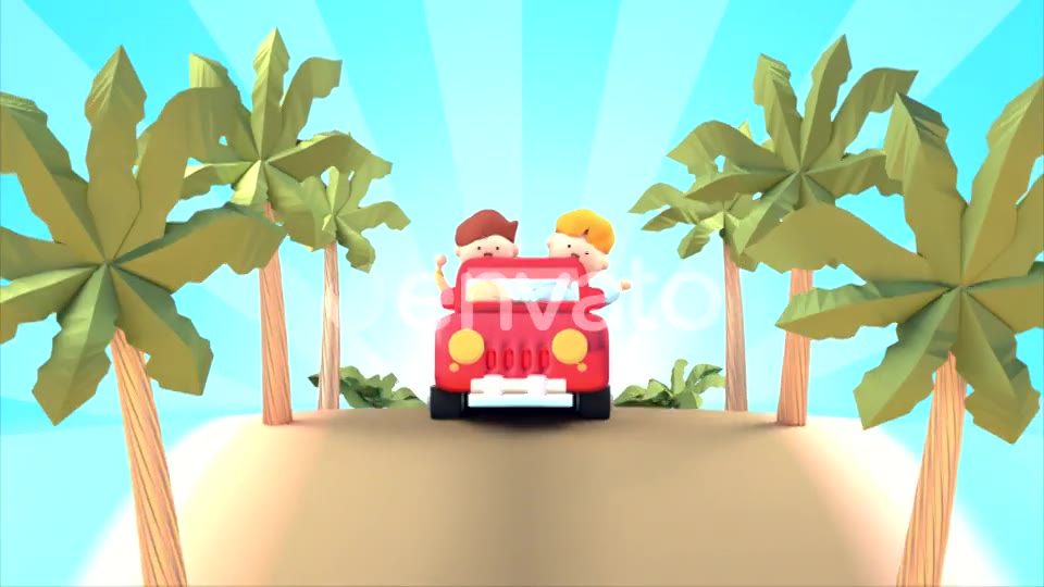 Summer Road Trip (Cartoon Characters) Videohive 22225504 Motion Graphics Image 2