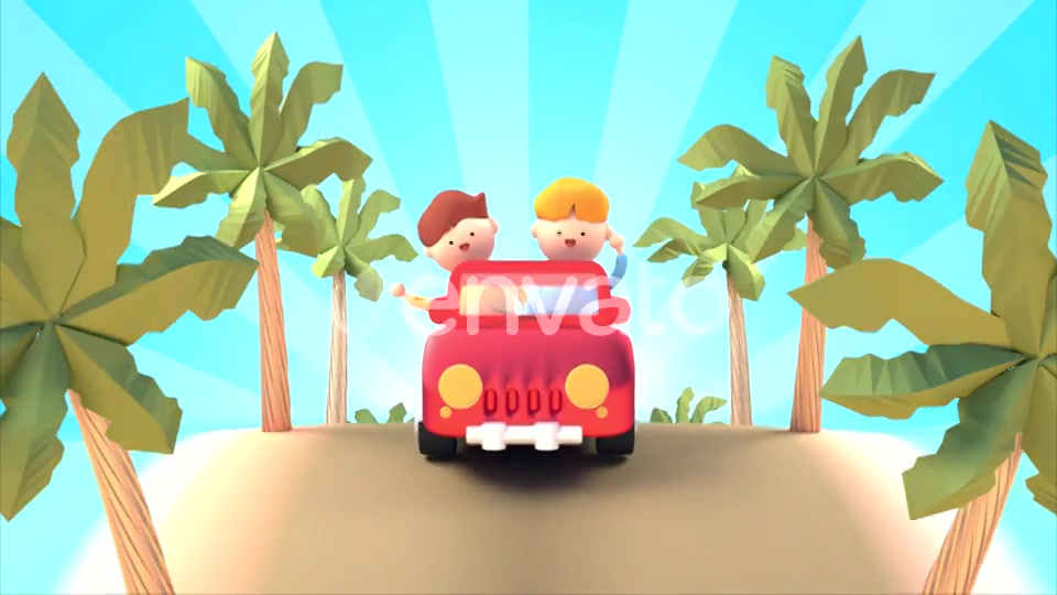 Summer Road Trip (Cartoon Characters) Videohive 22225504 Motion Graphics Image 5