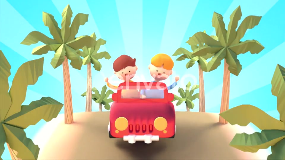 Summer Road Trip (Cartoon Characters) Videohive 22225504 Motion Graphics Image 6