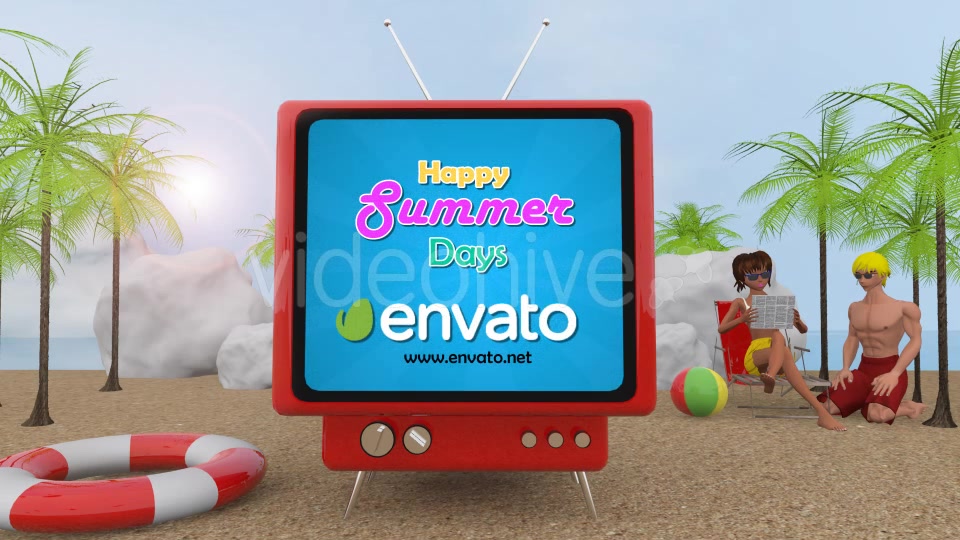 Summer Television Opener Videohive 16880077 Motion Graphics Image 11