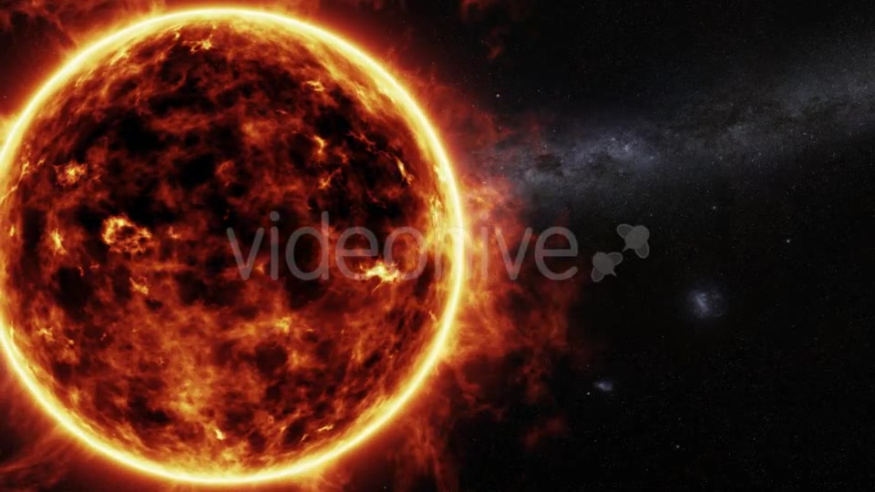 Sun and Earth Animation with Starfield Videohive 9823065 Motion Graphics Image 5