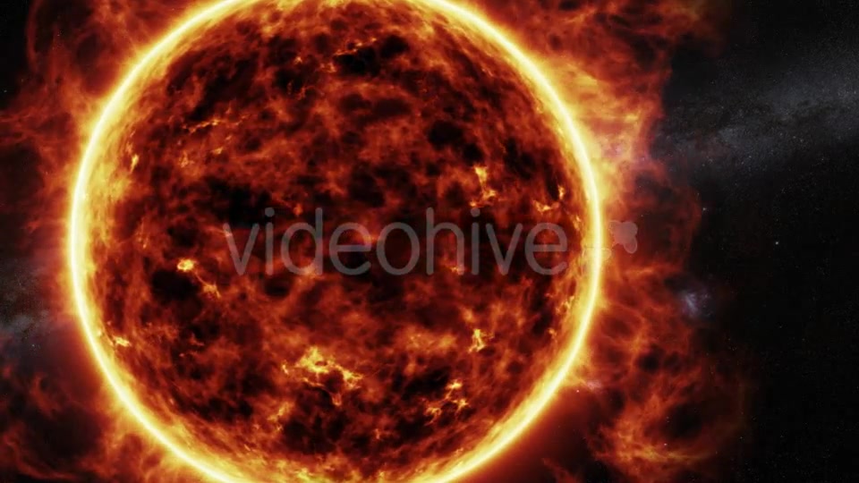 Sun and Earth Animation with Starfield Videohive 9823065 Motion Graphics Image 6