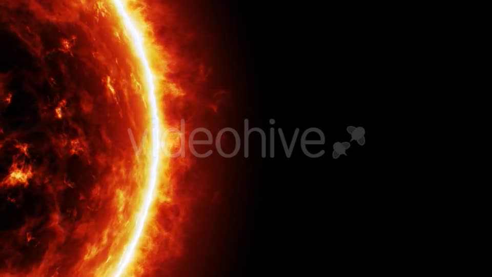 Sun Close Up Rotation Videohive 19284499 Motion Graphics Image 1