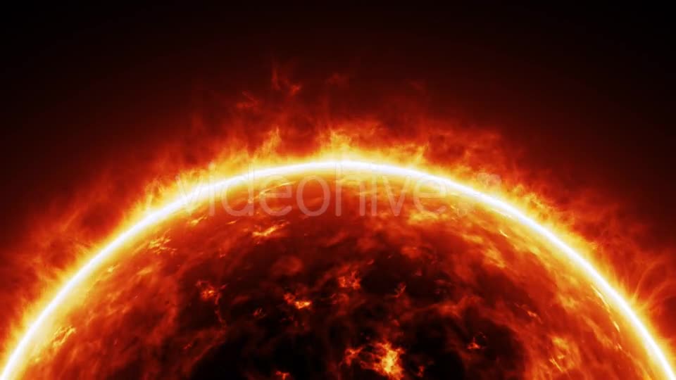 Sun Close Up Rotation Videohive 19270570 Motion Graphics Image 1