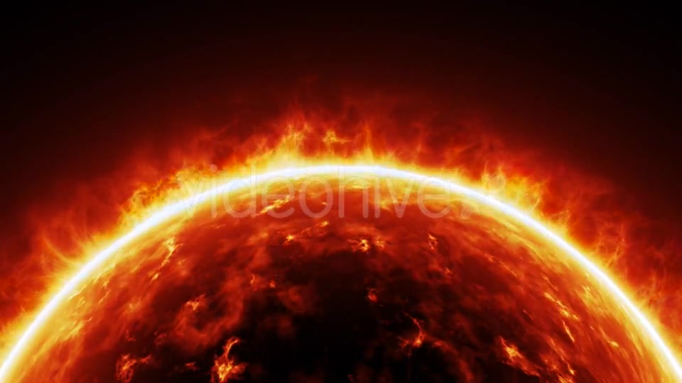 Sun Close Up Rotation Videohive 19270570 Motion Graphics Image 2