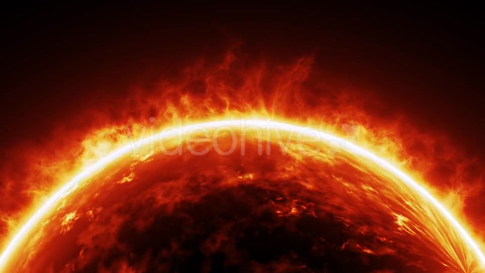 Sun Close Up Rotation Videohive 19270570 Motion Graphics Image 3