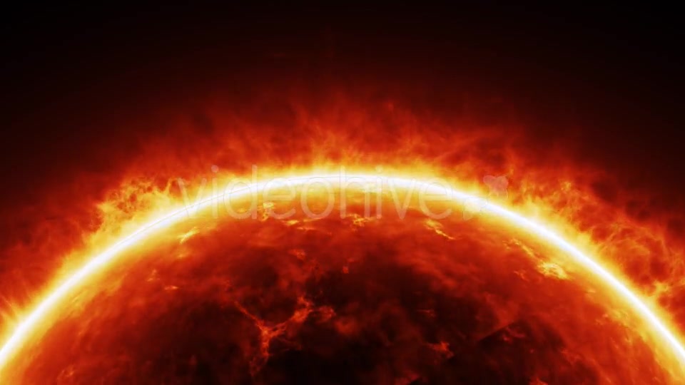 Sun Close Up Rotation Videohive 19270570 Motion Graphics Image 5