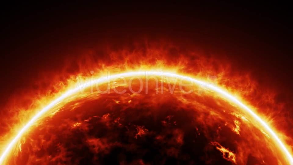 Sun Close Up Rotation Videohive 19270570 Motion Graphics Image 9