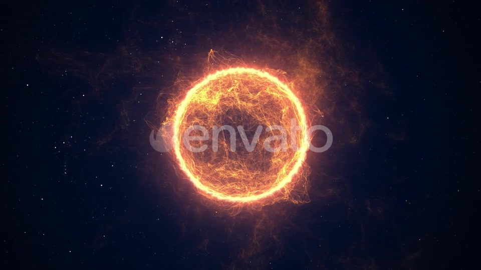 Sun In Outer Space 4K Videohive 23780636 Motion Graphics Image 4