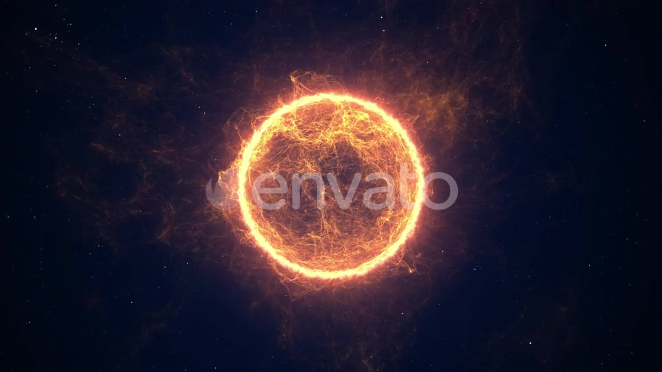 Sun In Outer Space 4K Videohive 23780636 Motion Graphics Image 6