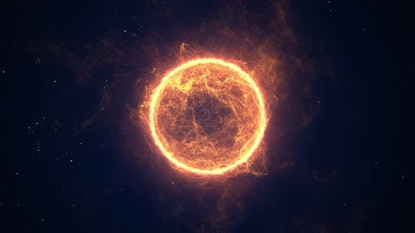 Sun In Outer Space 4K - Download Videohive 23780636