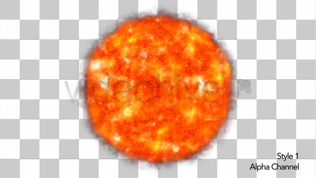 Sun in Space with Stars in the Background Loop Videohive 5565160 Motion Graphics Image 8