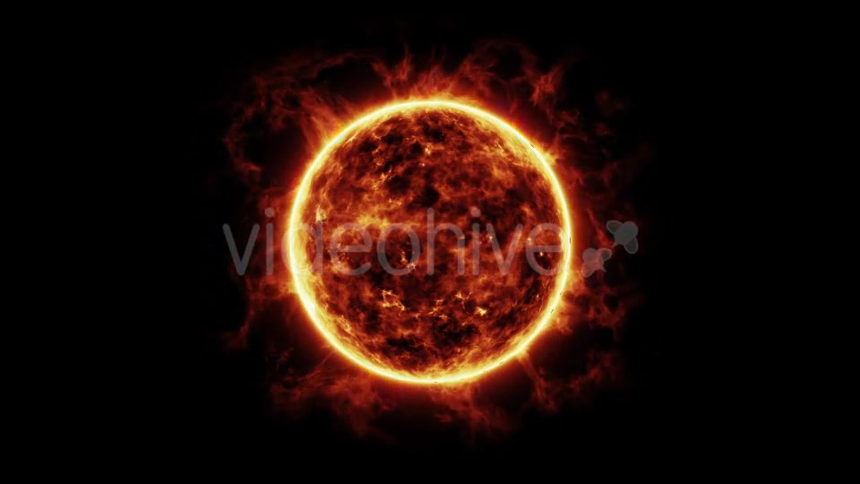 Sun Surface With Solar Flares Videohive 9749517 Motion Graphics Image 6