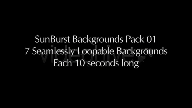 SunBurst Background Pack I Videohive 5853805 Motion Graphics Image 3