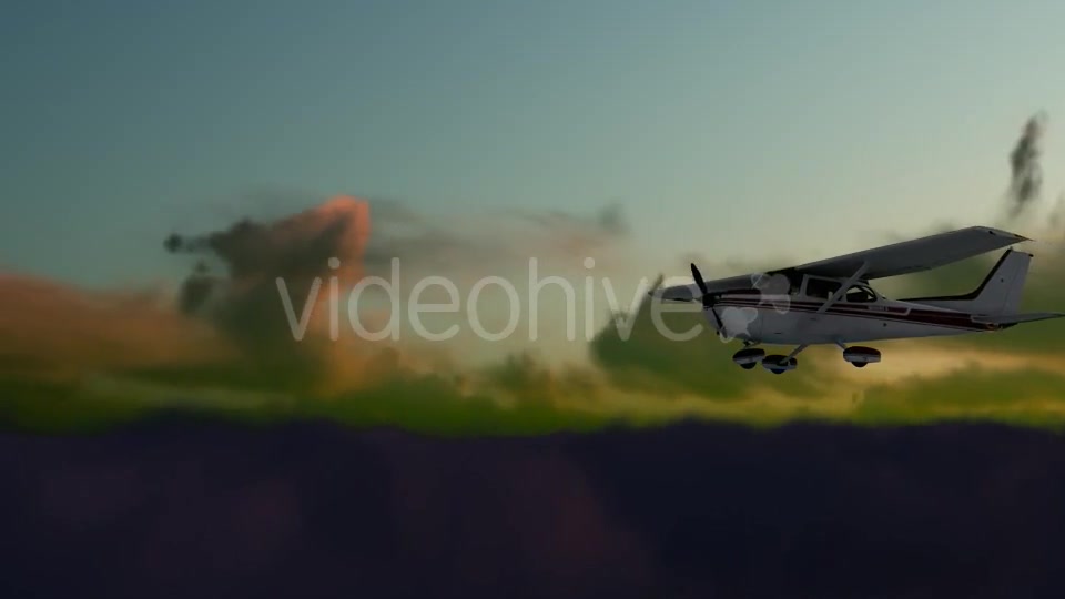 Sunset Airplane Videohive 19717530 Motion Graphics Image 4