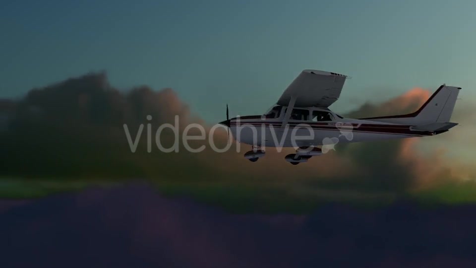 Sunset Airplane Videohive 19717530 Motion Graphics Image 6