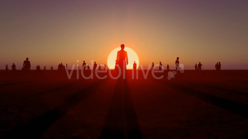 Sunset and Business People Videohive 19782040 Motion Graphics Image 2