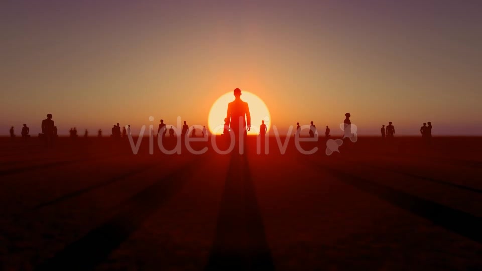 Sunset and Business People Videohive 19782040 Motion Graphics Image 3