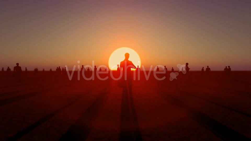 Sunset and Business People Videohive 19782040 Motion Graphics Image 6