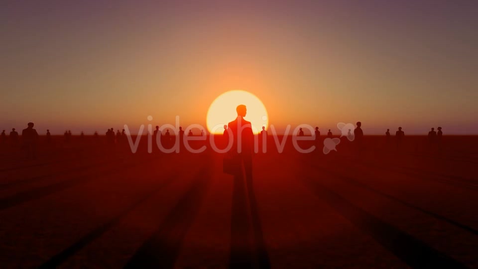 Sunset and Business People Videohive 19782040 Motion Graphics Image 7