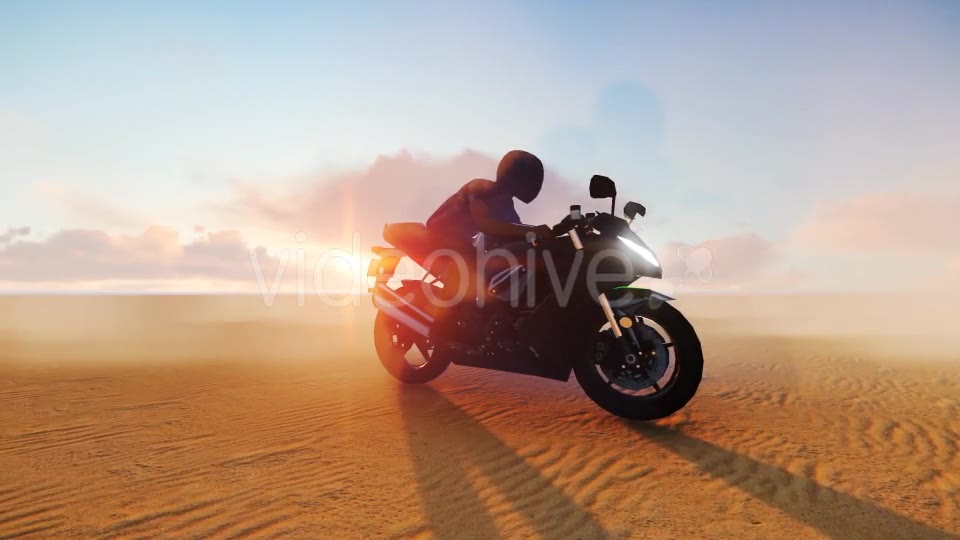Sunset Motorcycle Videohive 19781368 Motion Graphics Image 2