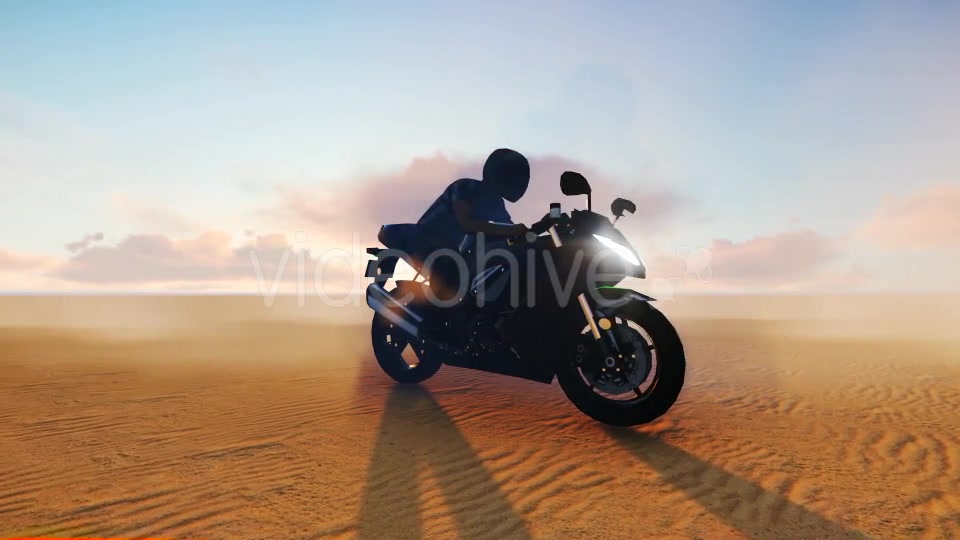 Sunset Motorcycle Videohive 19781368 Motion Graphics Image 3