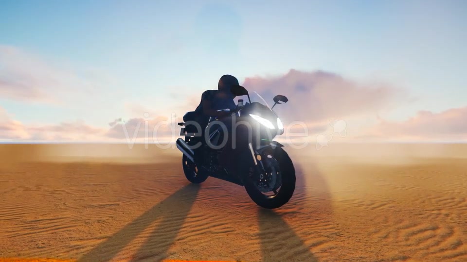 Sunset Motorcycle Videohive 19781368 Motion Graphics Image 5