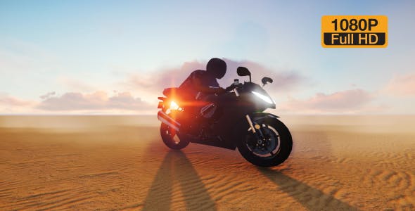 Sunset Motorcycle - Download 19781368 Videohive