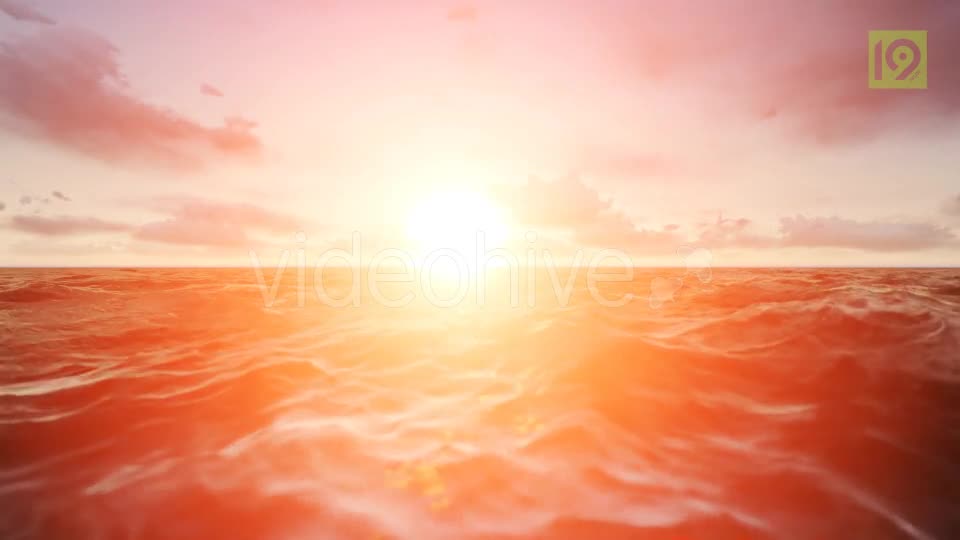 Sunset Over The Ocean Videohive 19975837 Motion Graphics Image 1