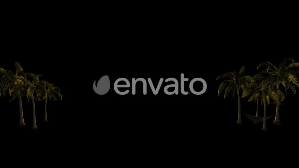 Sunset Palm Trees Videohive 21608388 Motion Graphics Image 1