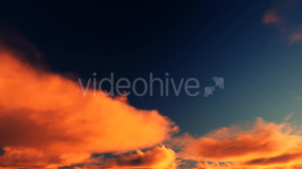 Sunset Red Clouds Videohive 19309036 Motion Graphics Image 1