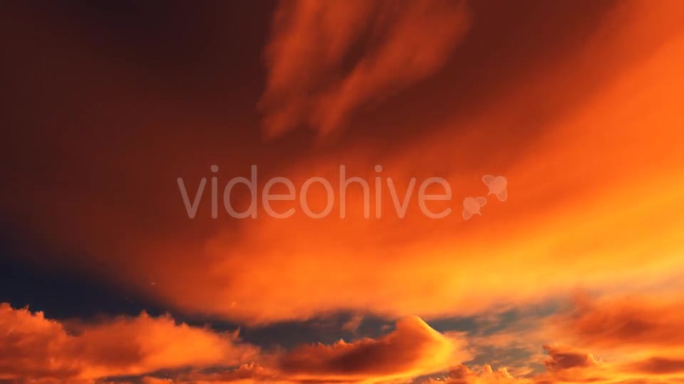 Sunset Red Clouds Videohive 19309036 Motion Graphics Image 2