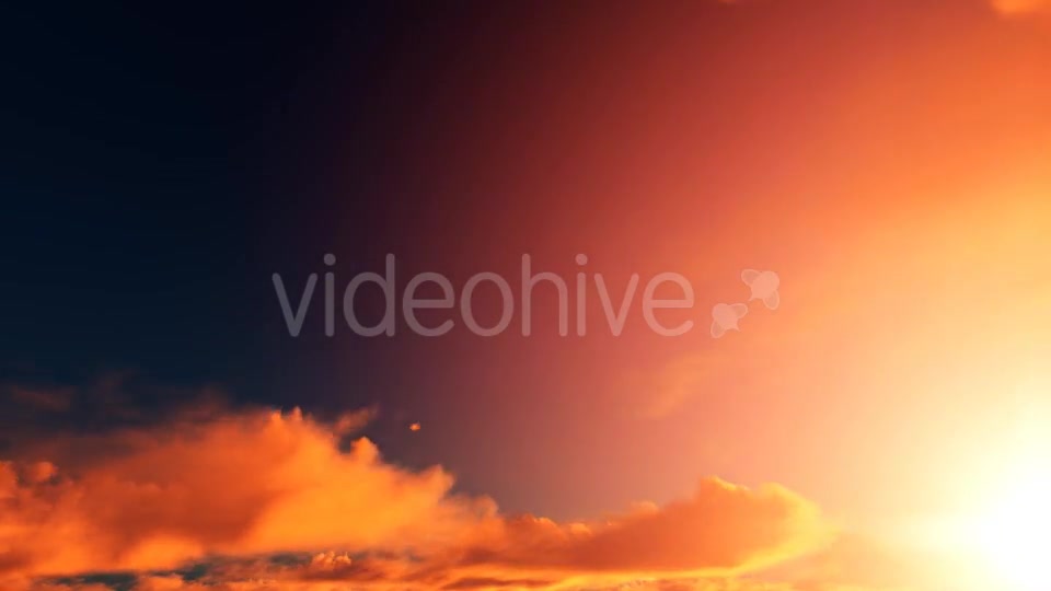 Sunset Red Clouds Videohive 19309036 Motion Graphics Image 3