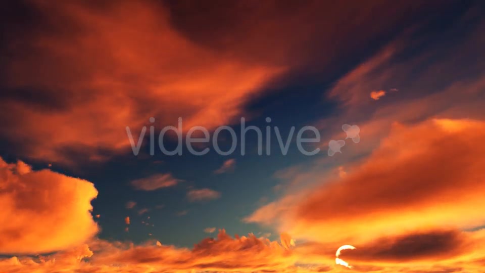 Sunset Red Clouds Videohive 19309036 Motion Graphics Image 5