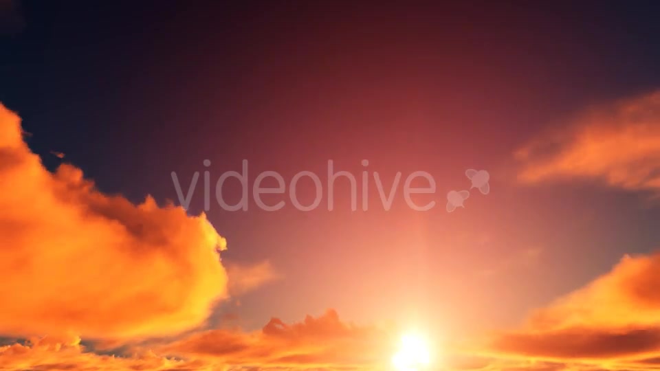 Sunset Red Clouds Videohive 19309036 Motion Graphics Image 6