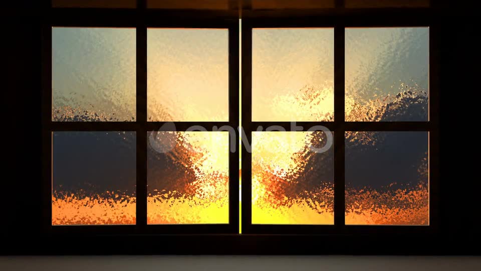 Sunset View From the Opened Window Videohive 23265158 Motion Graphics Image 2