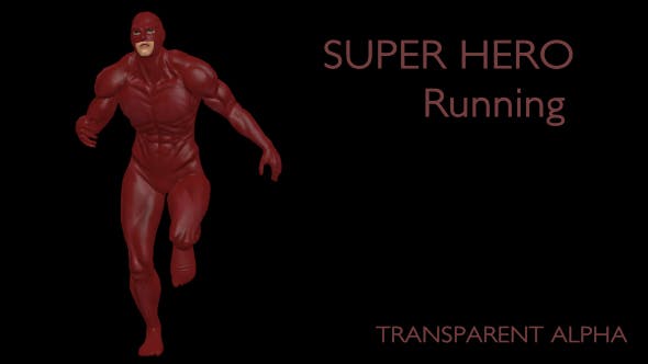 Superhero Running - 19735654 Videohive Download