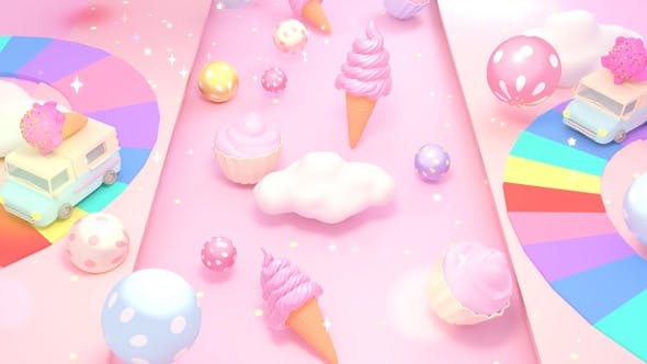 Sweet Candy Land - Download Videohive 23498101
