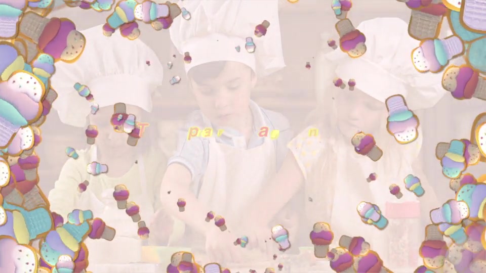 Sweet Ice Cream Cookies Frame Videohive 18052970 Motion Graphics Image 9