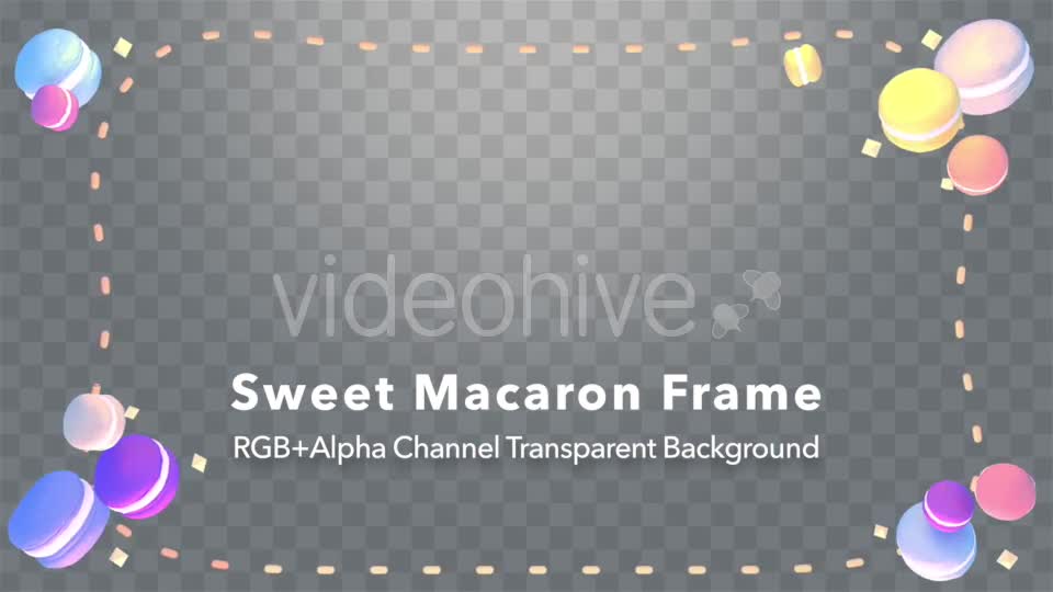 Sweet Macaron Frame Videohive 20423603 Motion Graphics Image 1