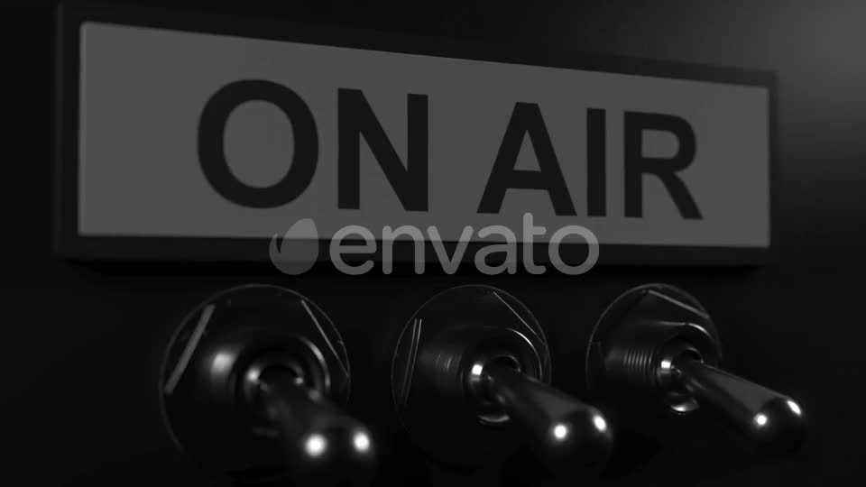 Switching ON AIR Toggle Switch Videohive 21727419 Motion Graphics Image 1