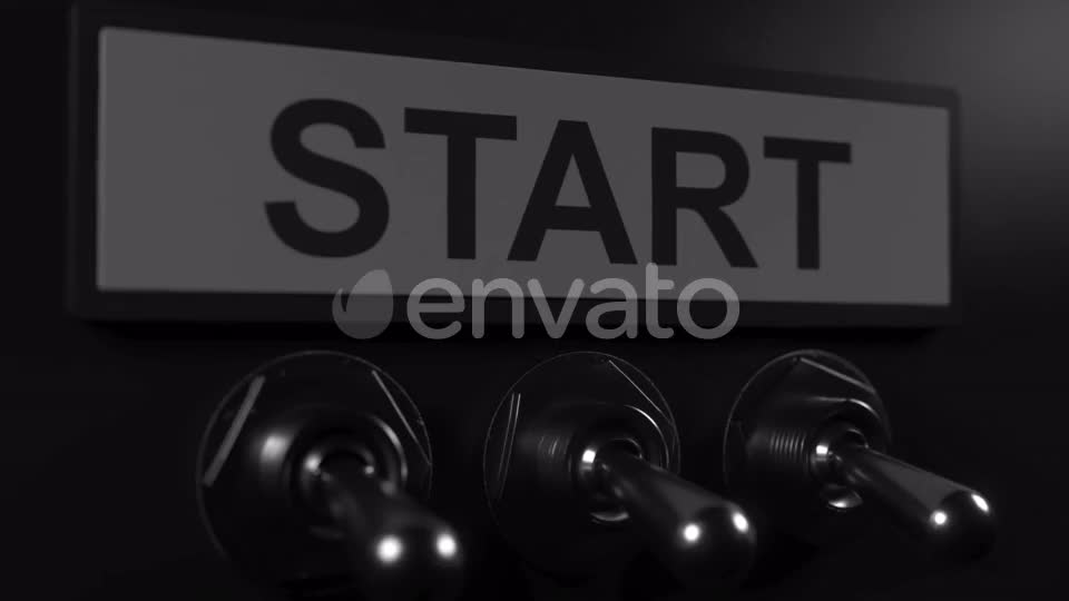 Switching START Toggle Switch Videohive 21727417 Motion Graphics Image 1