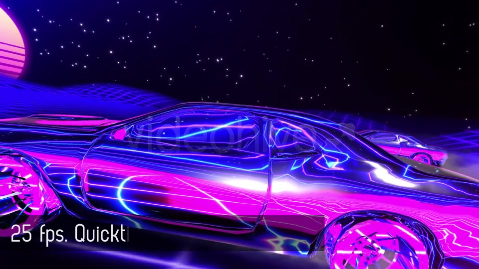 Synthwave Race Retrofuturistic Background Videohive 20430263 Motion Graphics Image 8