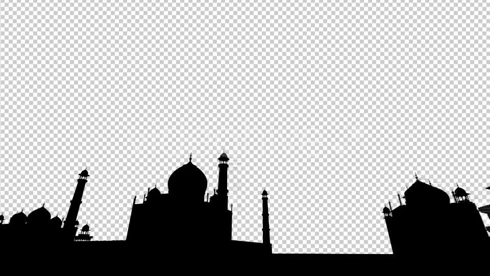 Taj Mahal 3D Silhouette Videohive 19476845 Motion Graphics Image 7