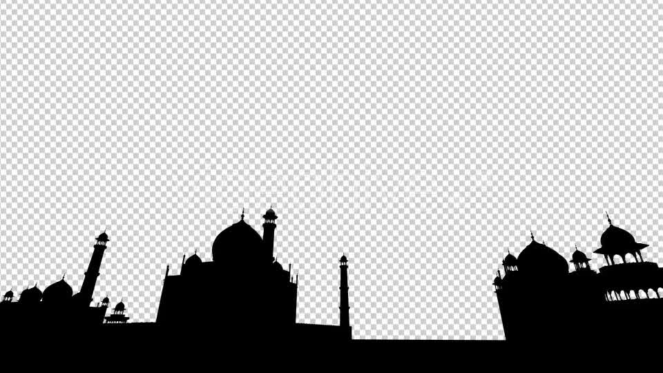 Taj Mahal 3D Silhouette Videohive 19476845 Motion Graphics Image 8
