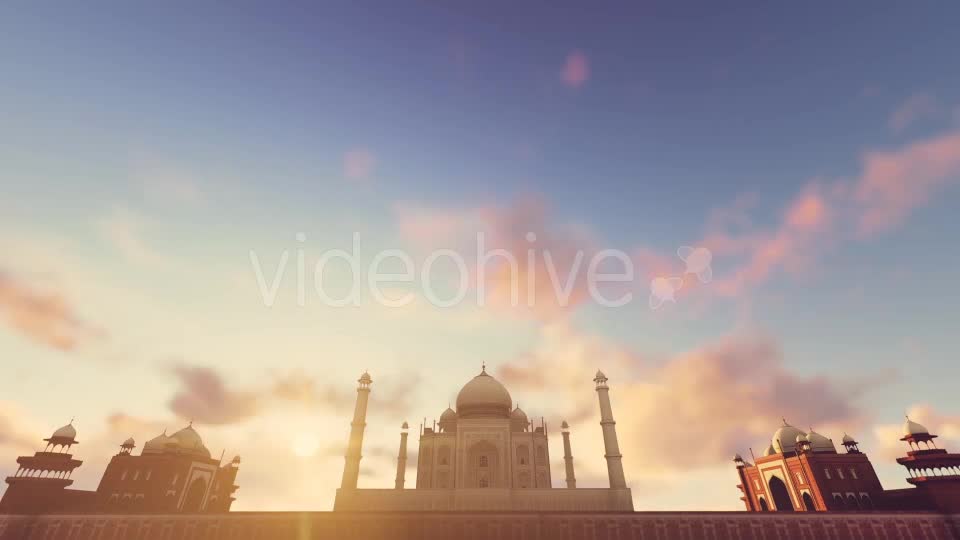 Taj Mahal, Agra, India Timelapse Videohive 19476822 Motion Graphics Image 1