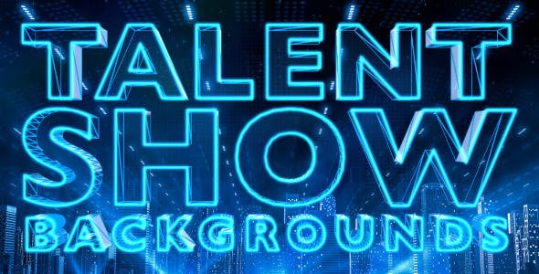 Talent Show Backgrounds - 15259771 Videohive Download